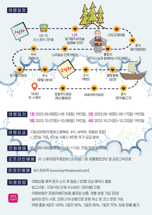 함께라서 더 좋은 1박2일 나주여행 일정&코스