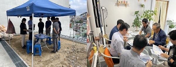 부산도시공사, 호천마을 방재공원 현장.. 청렴·안전교육 및 소