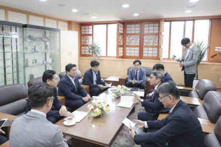임병택 시흥시장 29일 KTR 과천본사 방문