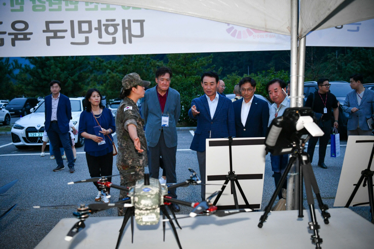 2023 포천시 한탄강 민관군 드론 페스티벌 현장