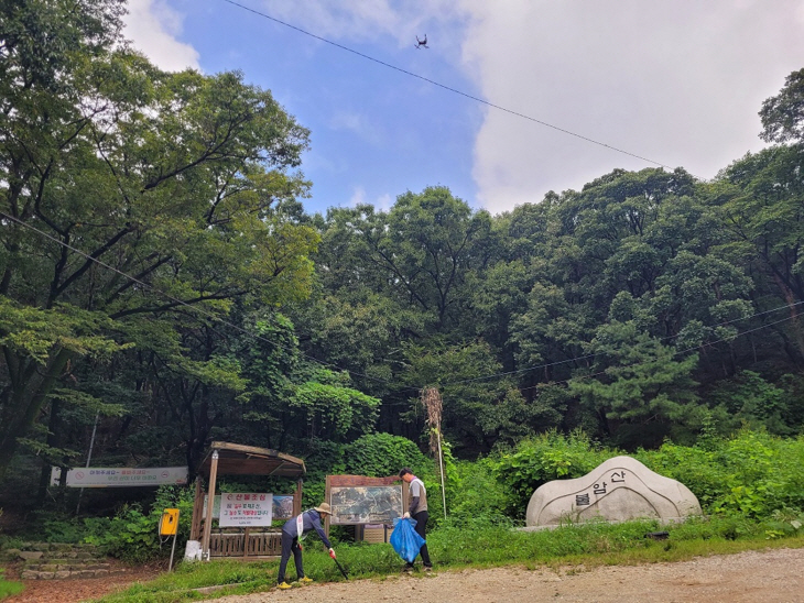 남양주시 가을맞이 산림정화-산림보호 캠페인 현장