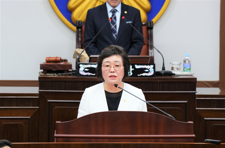 조진숙 포천시의회 의원 5분 자유발언
