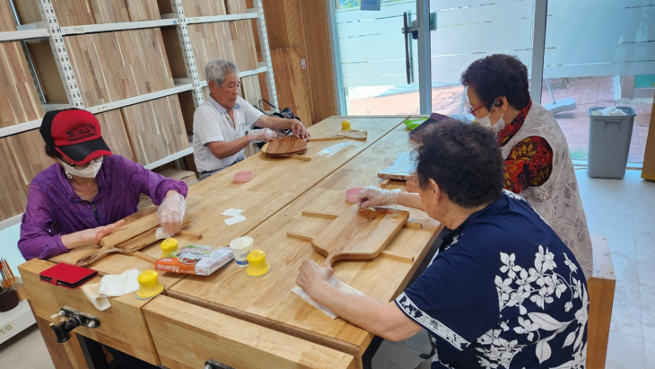양주시 목재문화체험장 목공체험 프로그램 운영현장