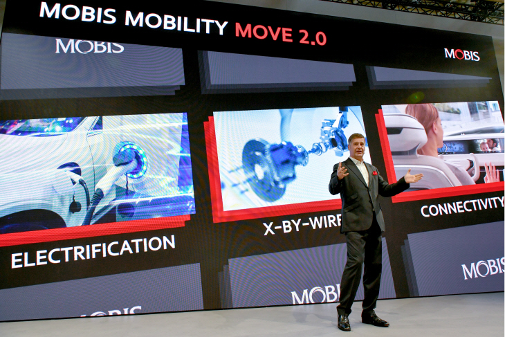 4일(현지시간) 독일 뮌헨에서 열린 ‘IAA MOBILITY 2023’ 미디