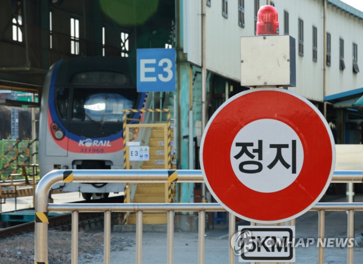 철도노조 파업 예고 당시 수도권 전철 전동차량