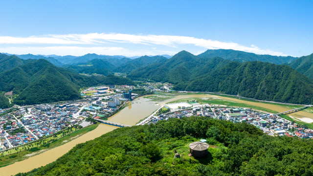 정선읍 전경