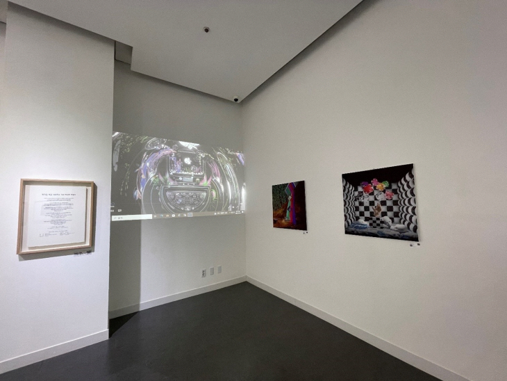 의정부문화재단 ‘백남준 오마주 展’ 전시실