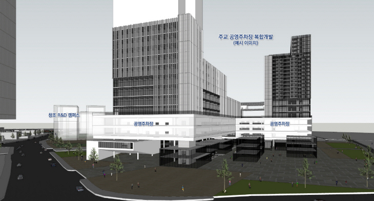 고양특례시 창조R&D캠퍼스 복합개발 예시도