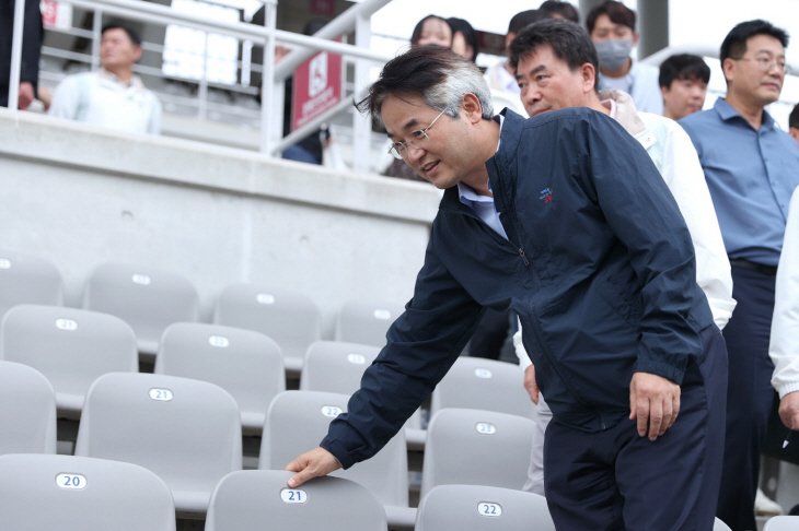 이동환 고양시장 ‘경기도생활체육대축전 2023고양’ 현장점검