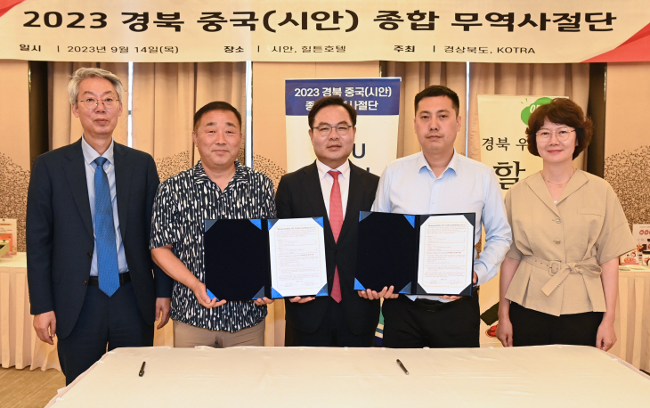 시안 수출상담회 메디웨이코리아_업무협약