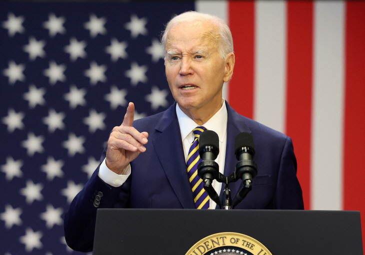 US-PRESIDENT-BIDEN-DELIVERS-ECONOMICS-SPEECH-AT-PRINCE-GEORGE