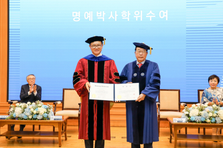 김재철 동원그룹 명예회장, 한양대 명예 공학박사 학위