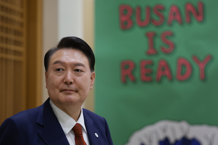 한·몽골 정상회담 참석한 윤석열 대통령
