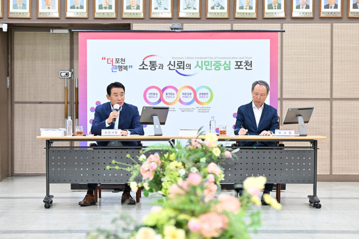 백영현 포천시장 22일 ‘2024년도 주요 업무계획 보고회’ 주재