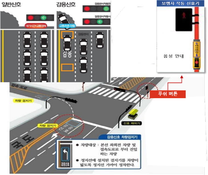 파주시 감응신호시스템- 그래픽