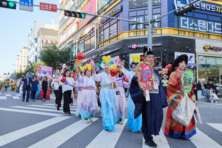 양주시 천만송이 천일홍 축제 플라워 퍼레이드