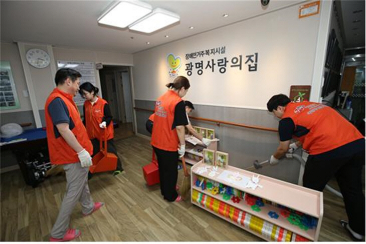 경륜경정총괄본부 임직원 광명사랑의집에서 자원봉사활동 진행
