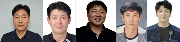 1-LG의인상을 수상한 강충석, 김진홍, 이동욱, 임범식, 류민우