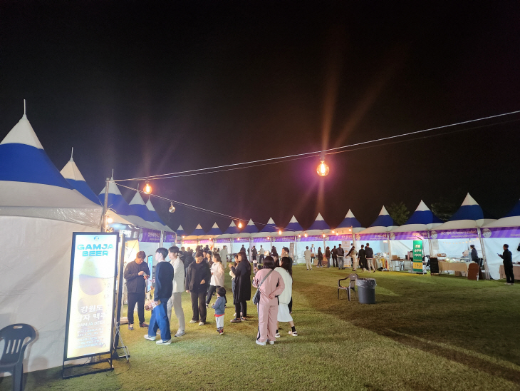 15회 커피축제, 경포호수광장 야간1