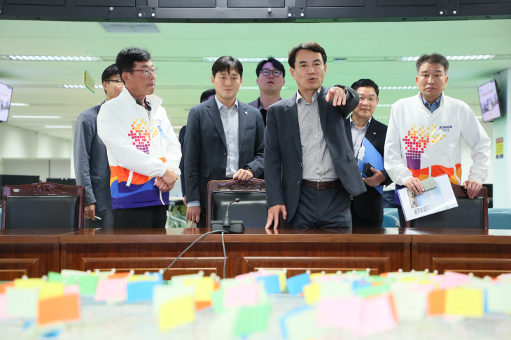 김지사. 전남도청 시찰