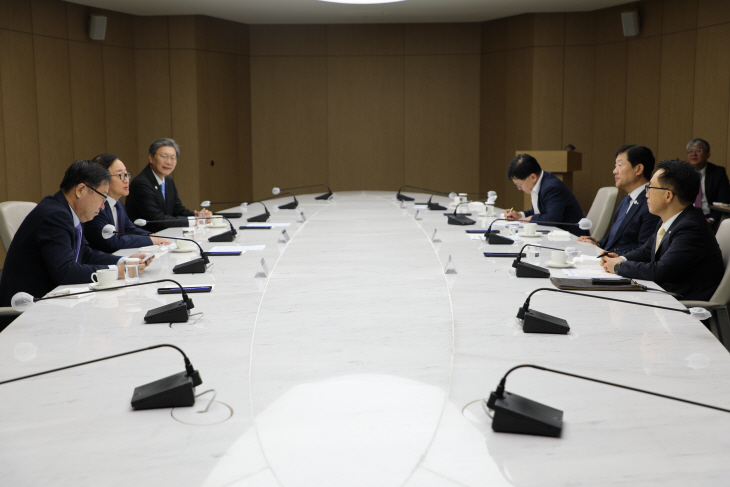 18일 대한상공회의소 1층 EC룸에서 진행된 ‘경제6단체 상근부