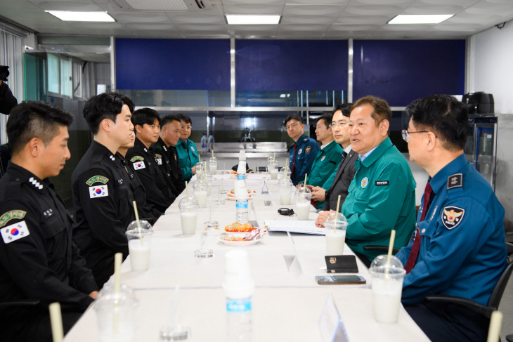 행정안전부 장관 울릉도 방문