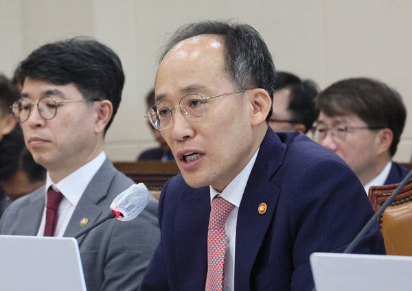 추경호 경제부총리, 국감 답변<YONHAP NO-1895>