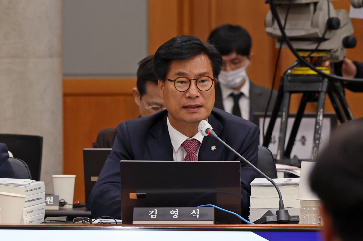 발언하는 김영식 의원
