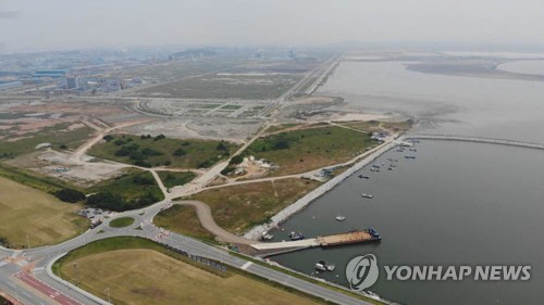 새만금 산업단지 전경