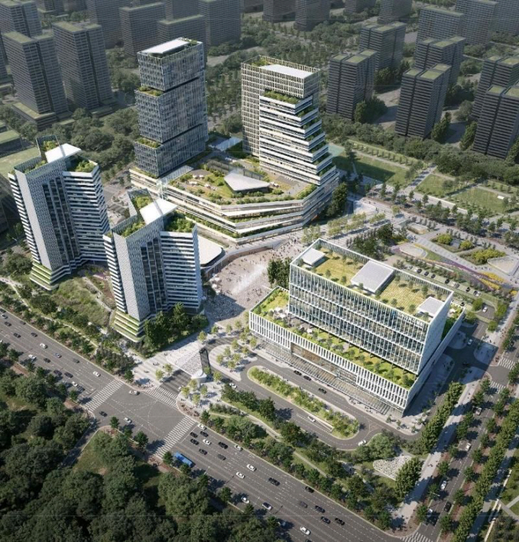 평택 브레인시티에 들어서는 아주대학교 평택병원 조감도
