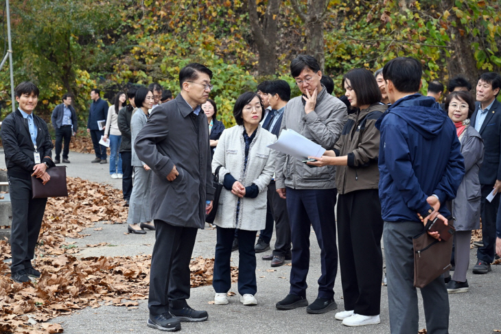 이민근 안산시장 3일 사동 일원 현장간부회의 주재