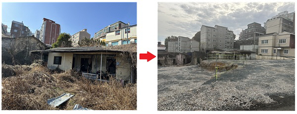 김해시, 도심 ‘흉가’가 마을 공용주차장으로 재탄생