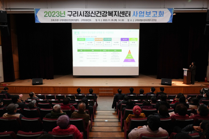 구리시정신건강복지센터 28일 2023년 사업보고회 개최
