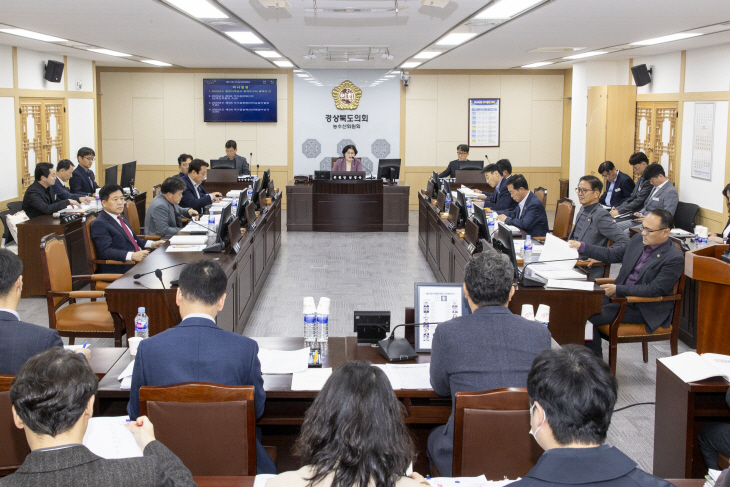 농수산위원회 추경 예산심사