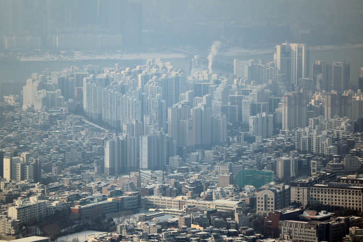 전국 아파트 매매가 하락세