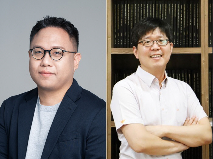 성균관대 김인기 교수(왼쪽)과 포스텍 노준석 교수(오른쪽)