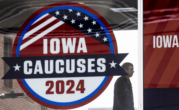 USA IOWA ELECTIONS CAUCUSES <YONHAP NO-0814> (EPA)