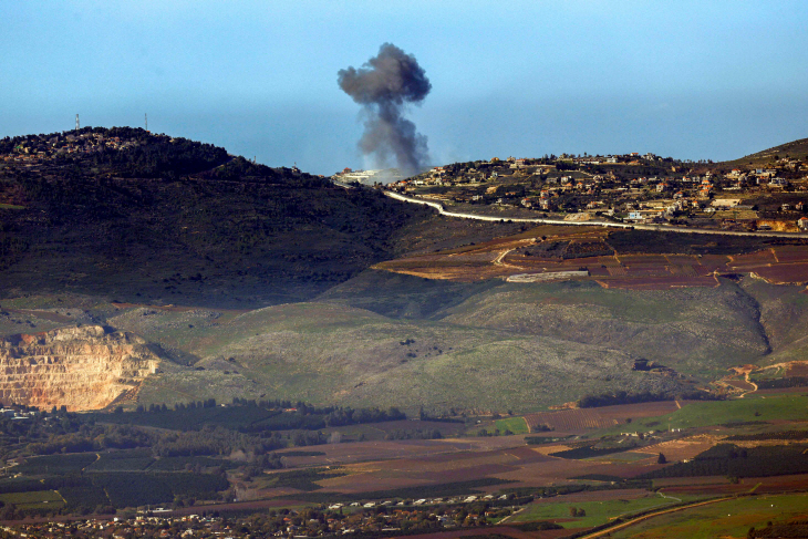 TOPSHOT-ISRAEL-LEBANON-PALESTINIAN-CONFLICT
