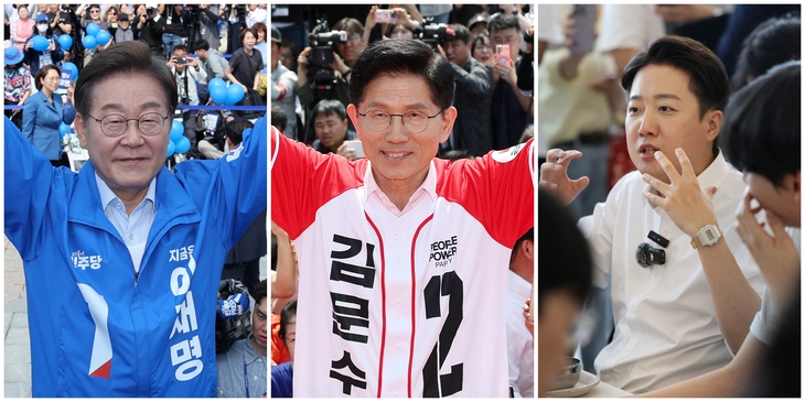 [선택2025④-외교]<b>이재명</b> ‘실용’·<b>김문수</b> ‘동맹’…엇갈린 한반도호...
