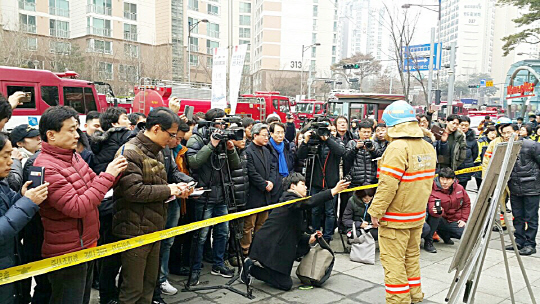 사고현장 브리핑 현장 채인석 화성시장