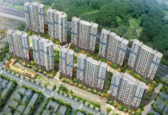 힐스테이트 본촌_조감도