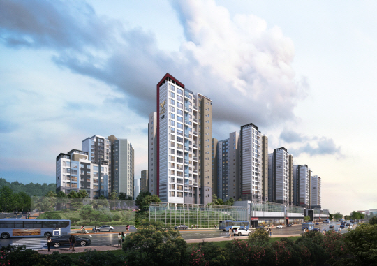 DMC 롯데캐슬 더 퍼스트 투시도