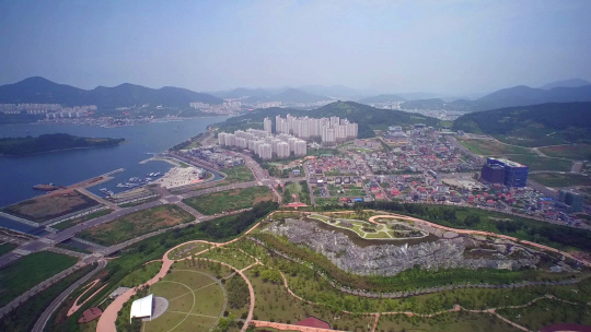 여수 웅천지구 전경