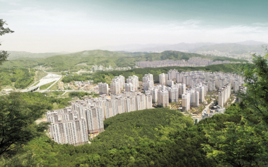 성복자이&힐스테이트_항공사진