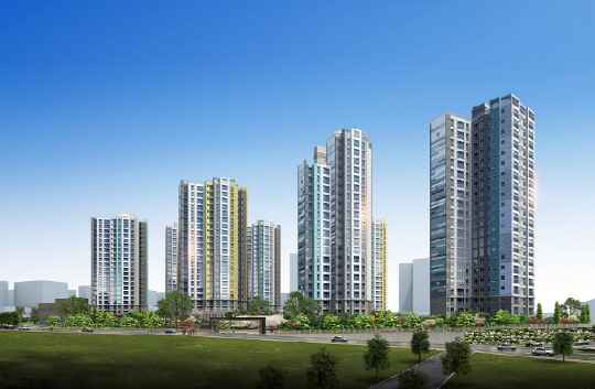 경남 사천시 동금동 삼천포 예미지 단지 투시도