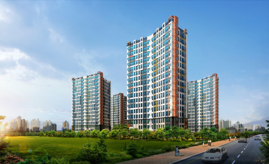 서울 항동지구 제일풍경채 투시도