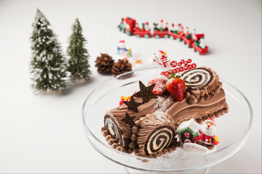 켄싱턴 제주 호텔 - 크리스마스 로그 케이크