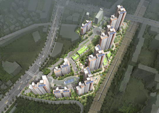 개봉역 센트레빌 레우스 조감도