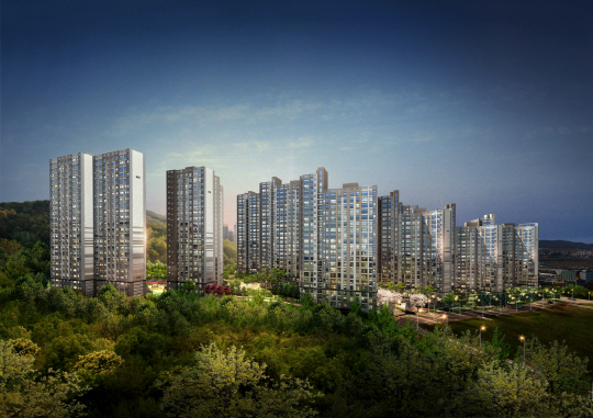 아산 배방 우방 아이유쉘 투시도