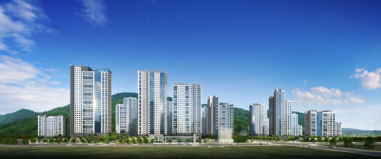 과천 위버필드 주경투시도